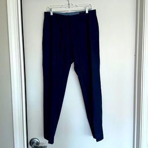 Banana Republic tailored slim fit 32X32 navy dress pants